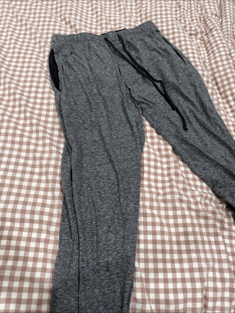 George Dark Gray Jogger Sweatpants with Drawstring